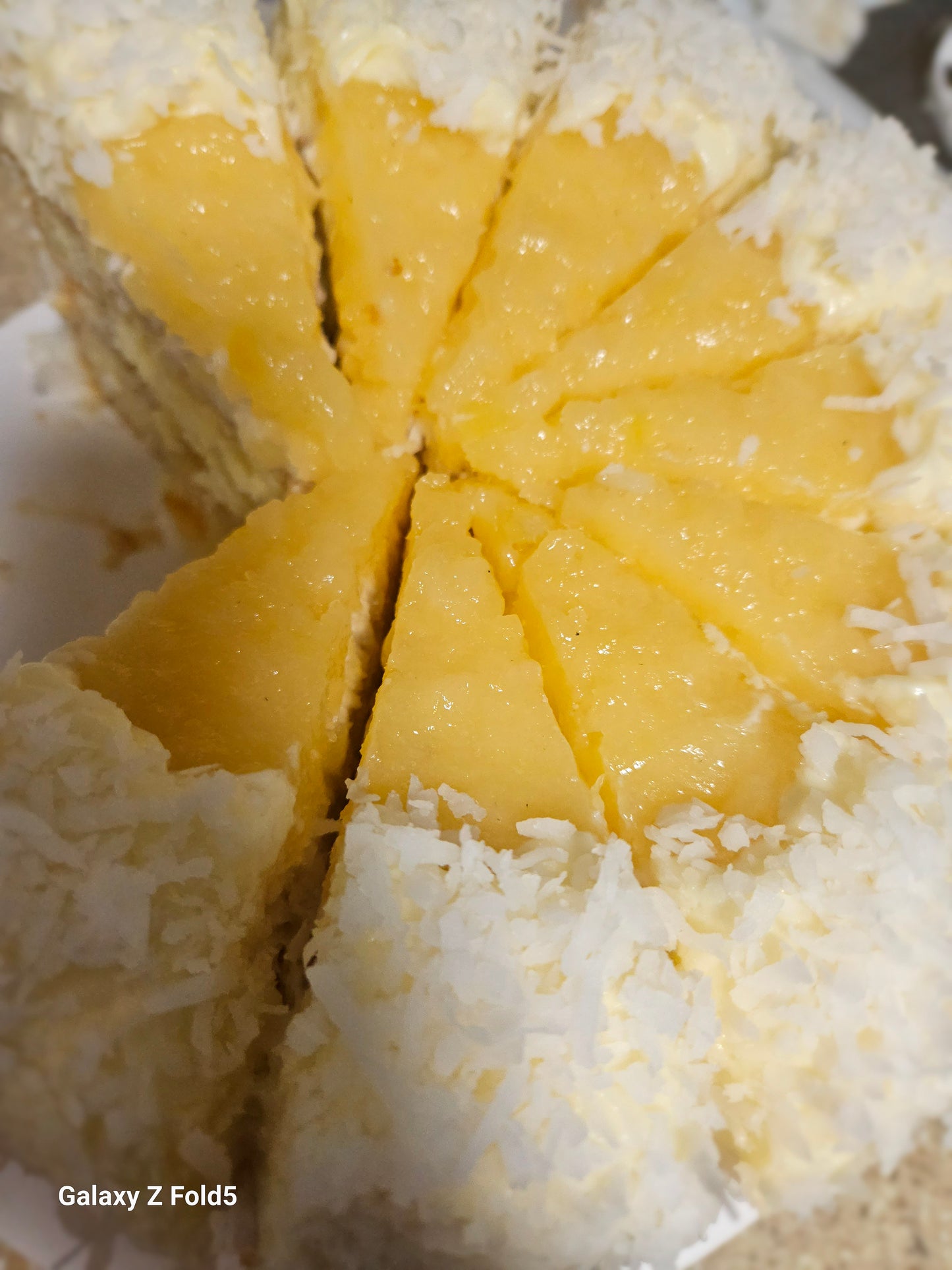 Coconut Pineapple Slice