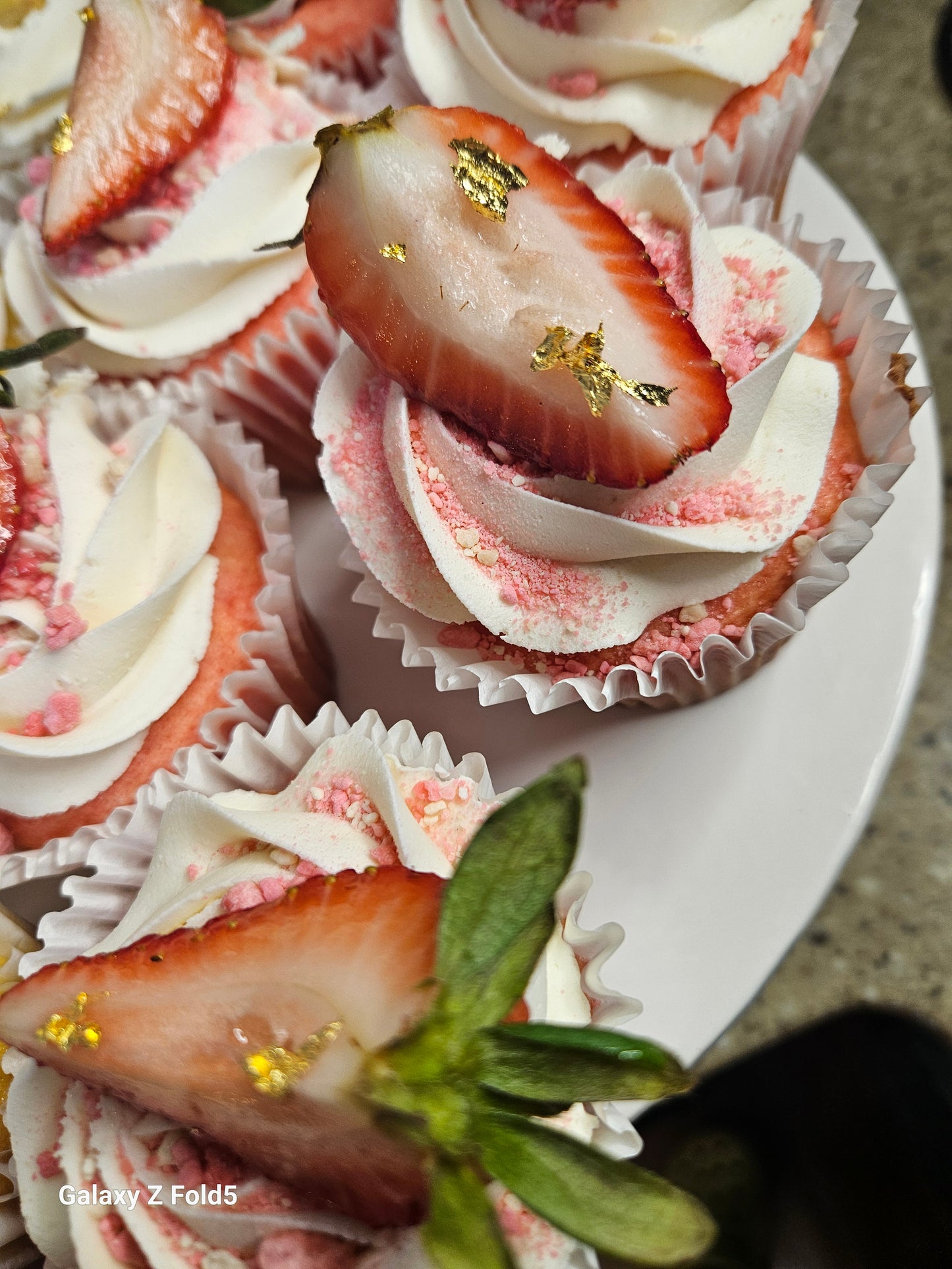 Strawberry Crunch Cupcake